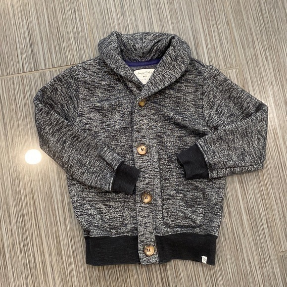 Sovereign code preppy button up sweater - Picture 1 of 5